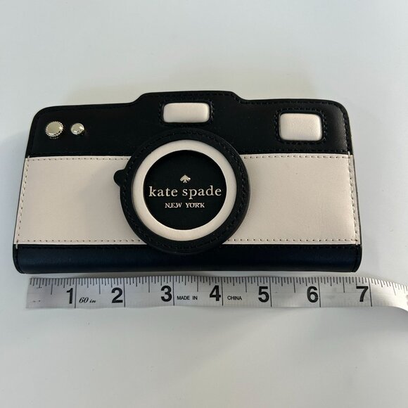 NWT Kate Spade Oh Snap Camera Large Slim bifold Wallet Kurt Geiger London - Picture 4 of 9